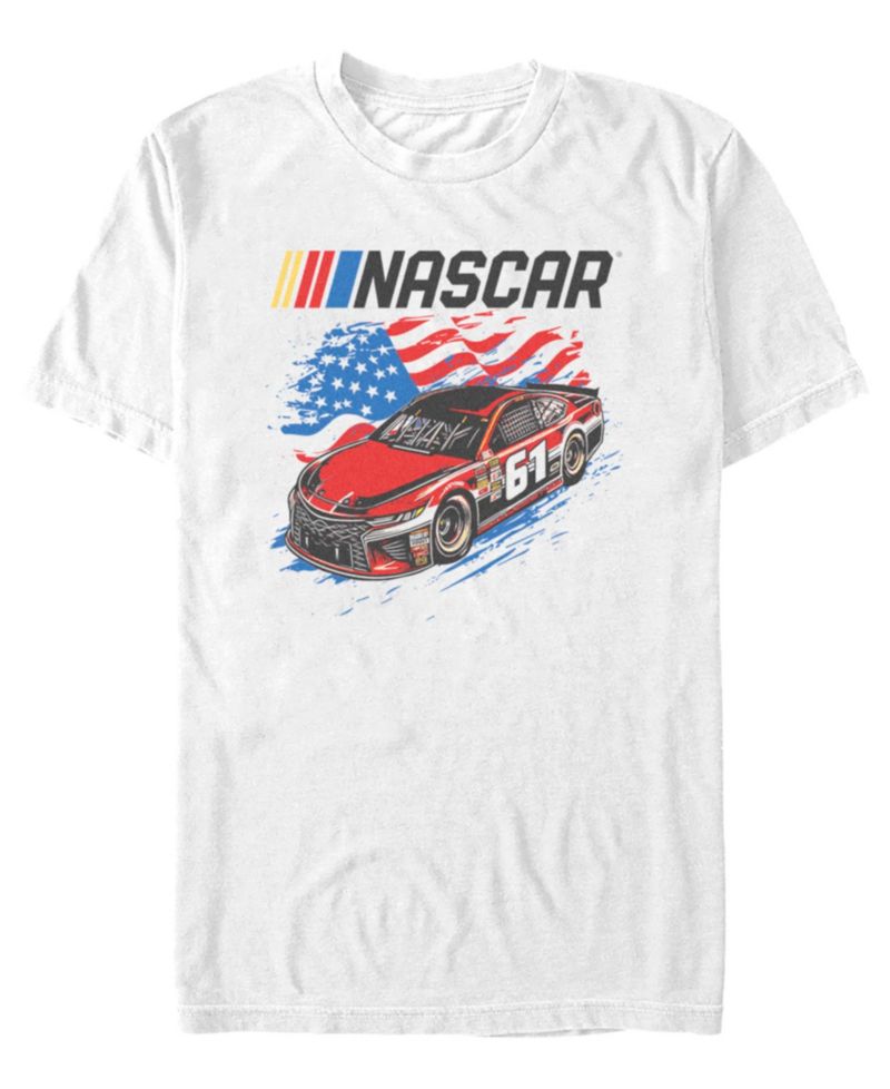 Men's Nascar Flag Racer Graphic T-Shirt