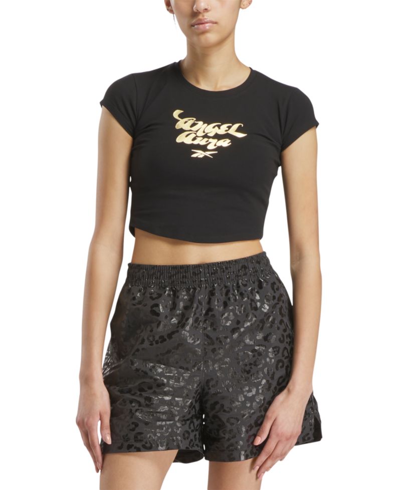 x Angel Reese Women's Cropped Graphic Tee