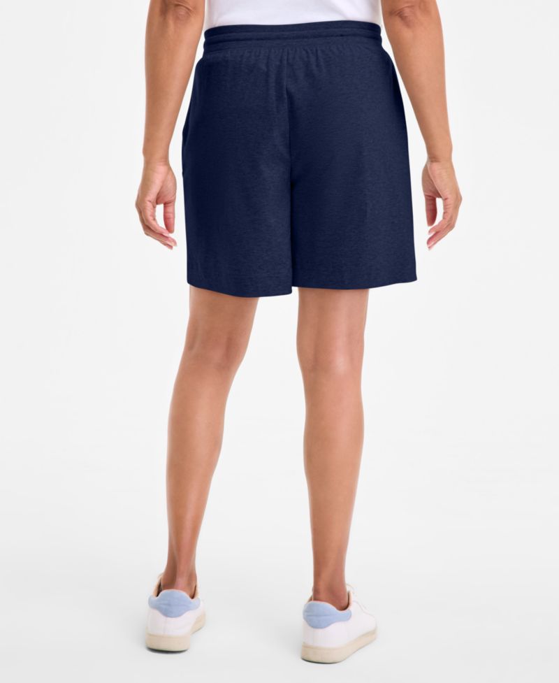 Petite Mid-Rise Drawstring Shorts