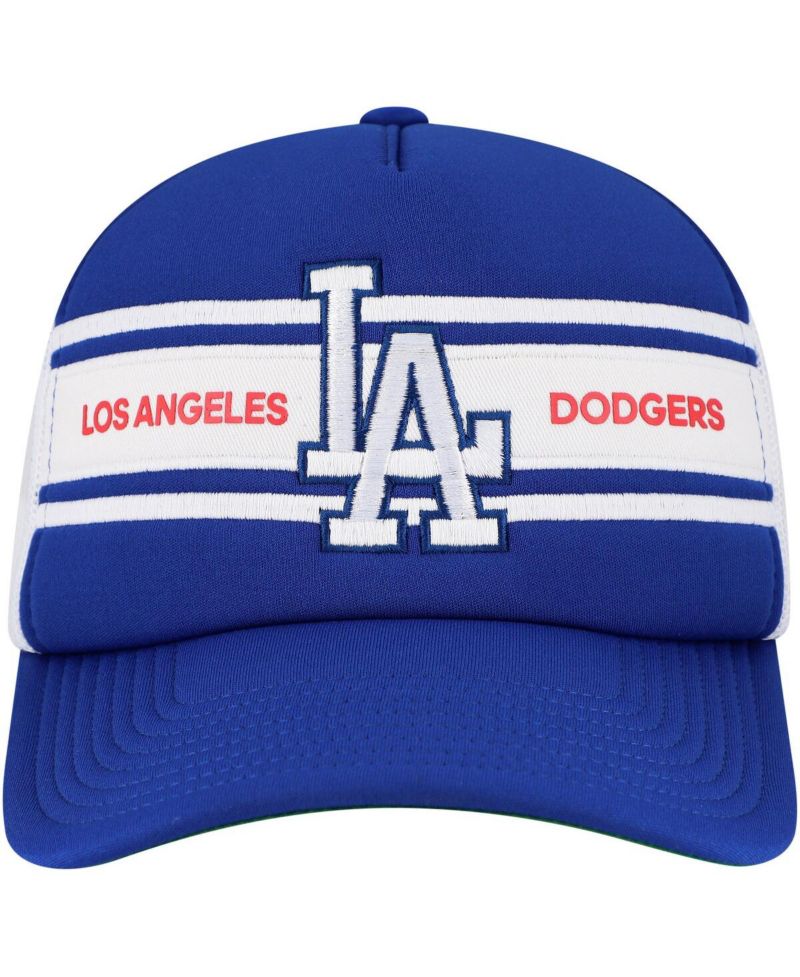Men's Royal Los Angeles Dodgers Sideline Trucker Adjustable Hat