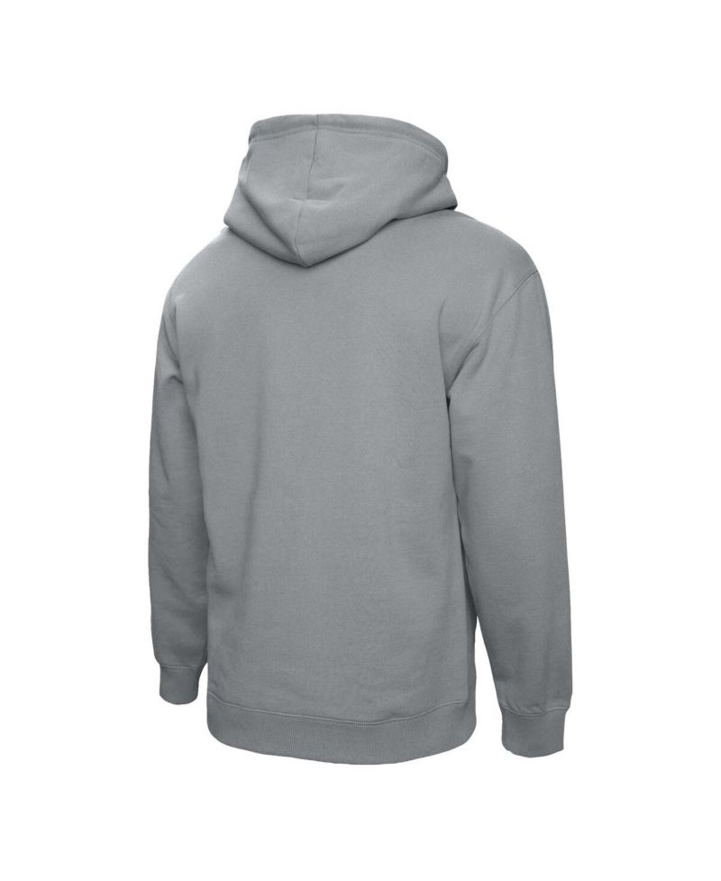 Men's Heather Gray LSU Tigers Classic Arch Pullover Hoodie