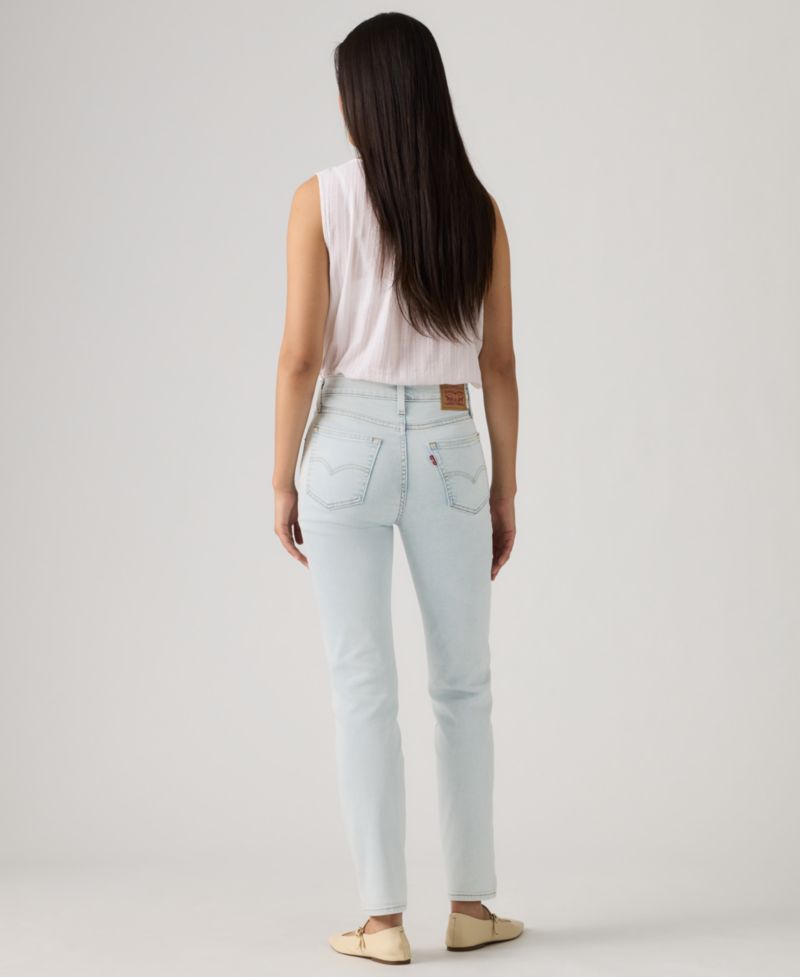 Trendy Plus Size 724 High-Rise Straight-Leg Jeans