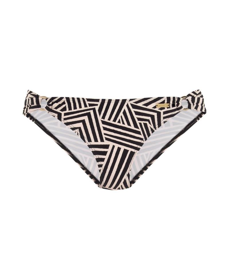 Women's Geometric Print Classic Bikini Low-Rise Swim Bottom