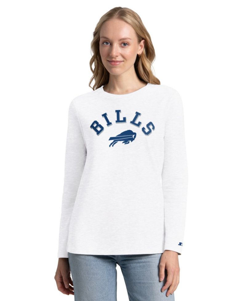 Women's Royal/Ash Buffalo Bills Short Sleeve & Long Sleeve T-Shirt Combo Pack