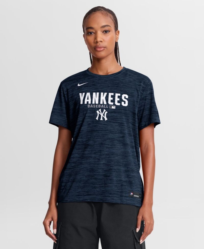 Women's Navy New York Yankees Authentic Collection Velocity Dri-FIT T-Shirt
