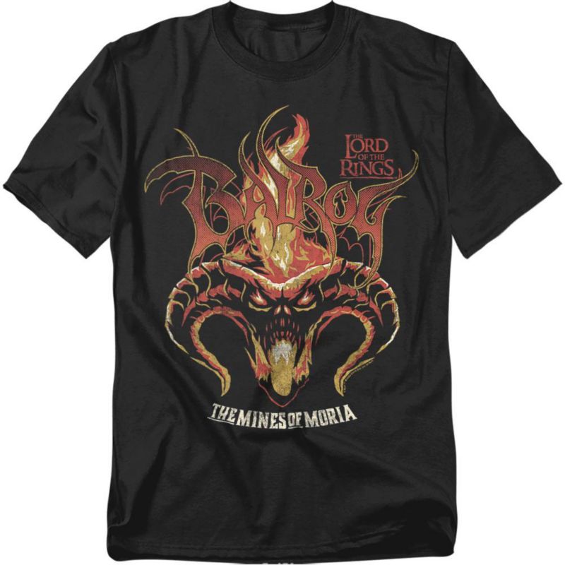 Men's Moria Balrog Flames T-Shirt