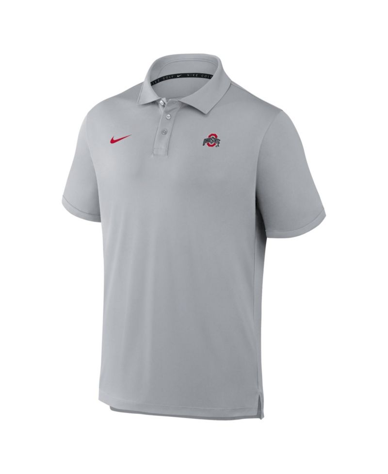Men's Gray Ohio State Buckeyes Par Dri-FIT Polo Shirt