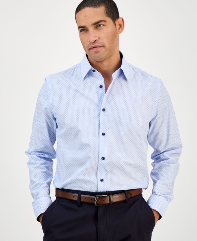 Men's Dot Stripe Shirt