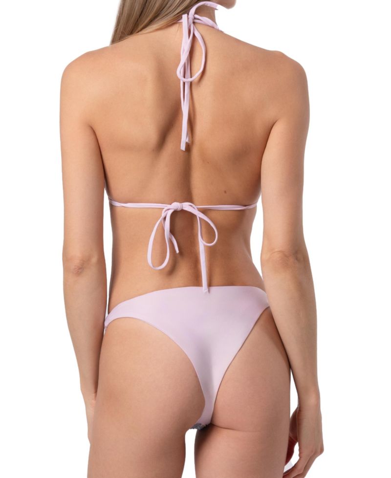 Women's High Tide Hand-Beaded High-Cut Cheeky Coverage Bikini Bottom