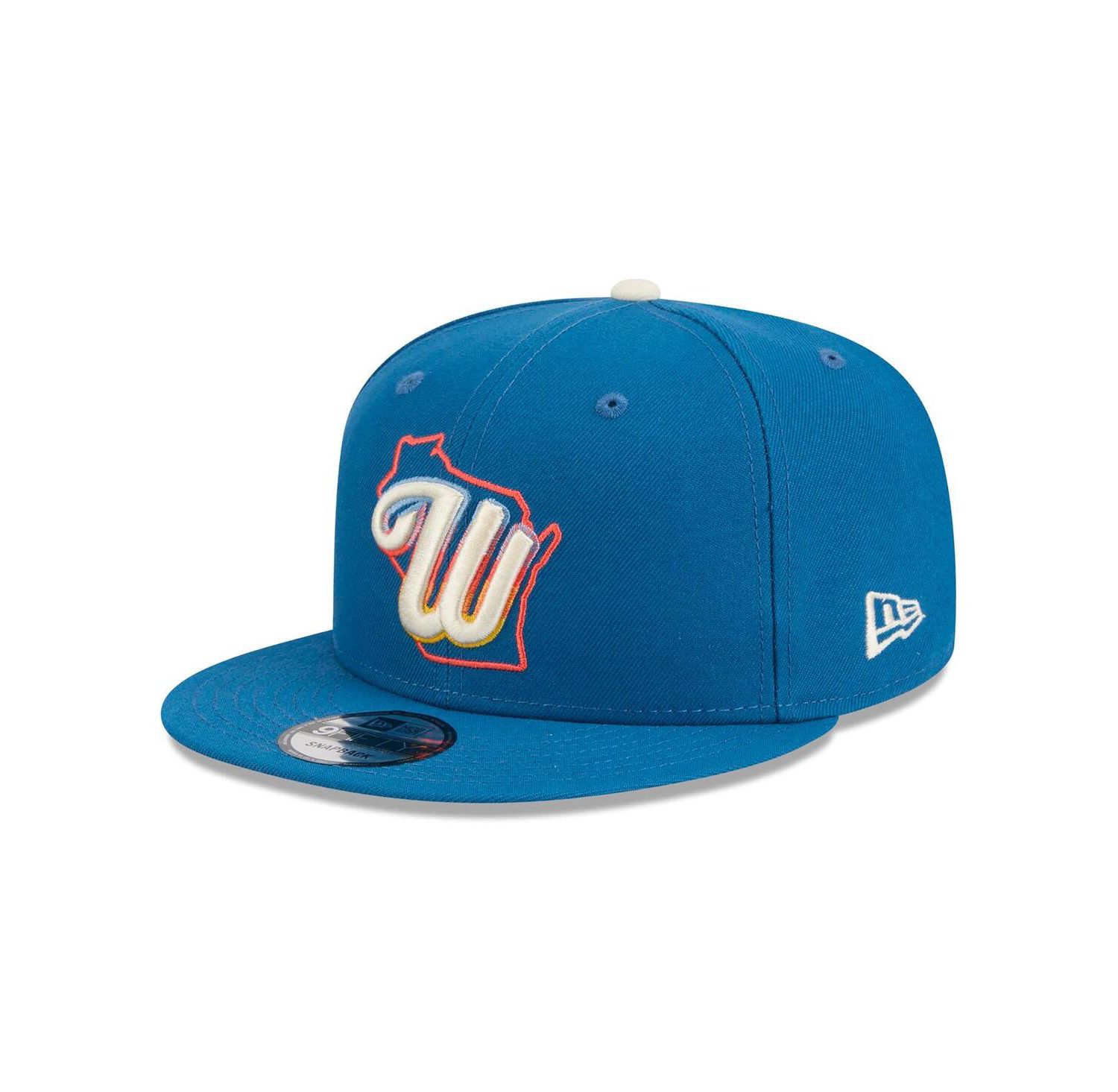Мужская синяя кепка-бейсболка Milwaukee Brewers 2026 City Connect 9FIFTY Snapback