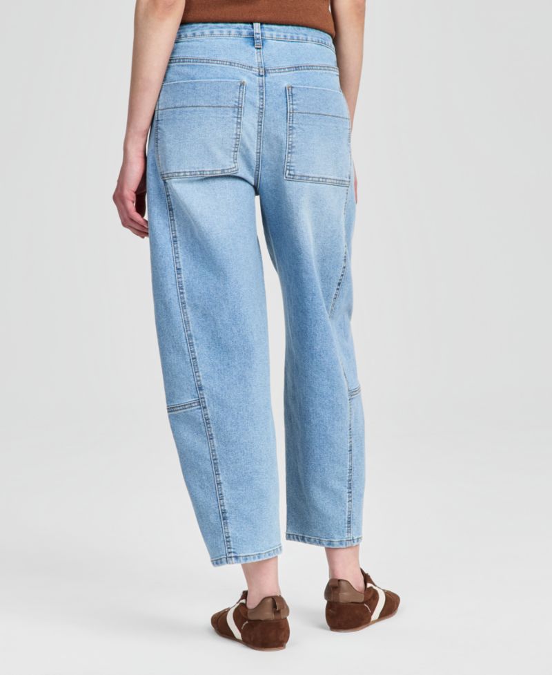 Petite Barrel Jeans