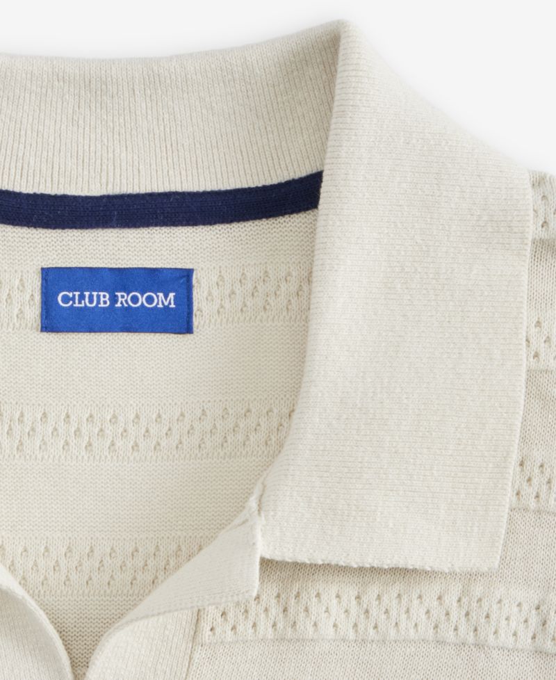 Men's Linen-Blend Polo Shirt