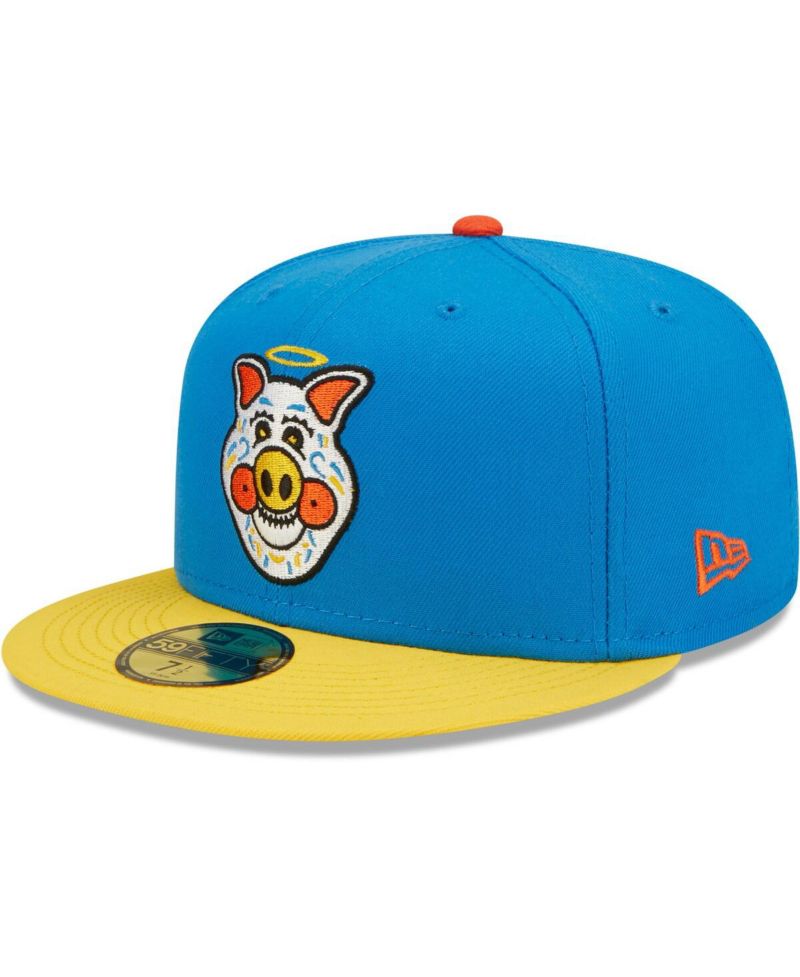 Men's Royal, Yellow Santos de San Pablo Copa De La Diversion 59FIFTY Fitted Hat