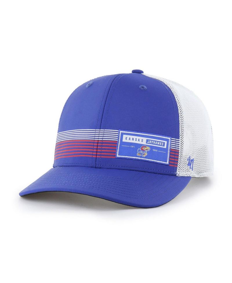 Men's Royal Kansas Jayhawks Rangefinder Brrr Trucker Adjustable Hat