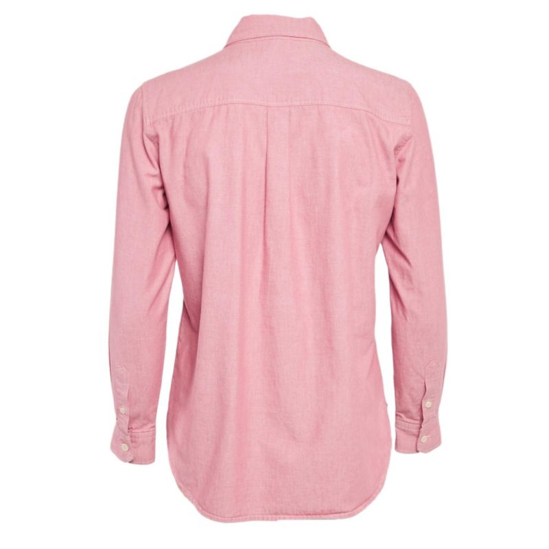 Women's Etoile Pink Cotton Long Sleeve Shirt