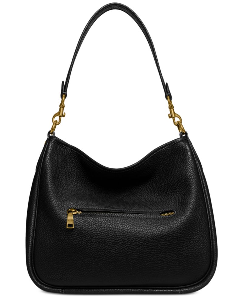 Cary Medium Soft Pebble Leather Shoulder Bag