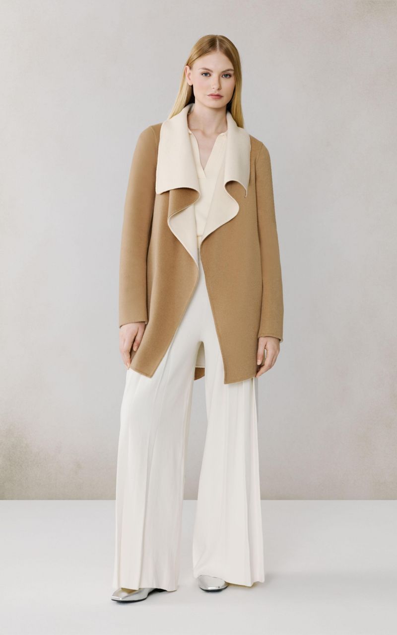 Women's Bridgette-U Double Face Wool Wrap Coat
