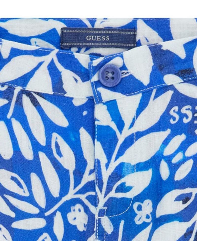 Boys' 7-18 Printed Bermuda Shorts