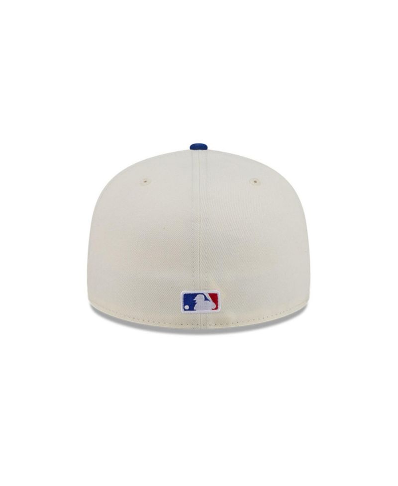 Men's Cream/Royal Chicago Cubs Bullpen Cart 59FIFTY Fitted Hat