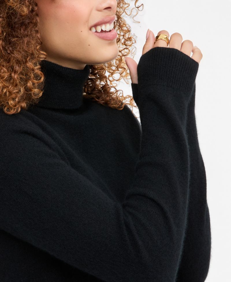Petite Cashmere Turtleneck Sweater
