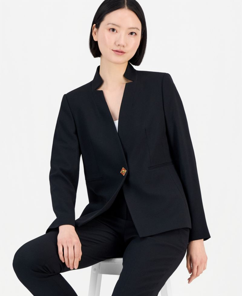 Women's Notched One-Button Pantsuit