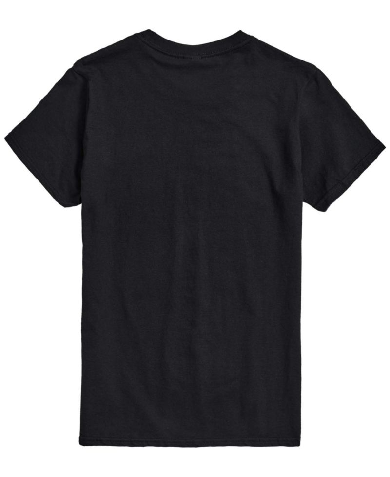 Men's Walking Red Flag Short-Sleeve Graphic T-Shirt