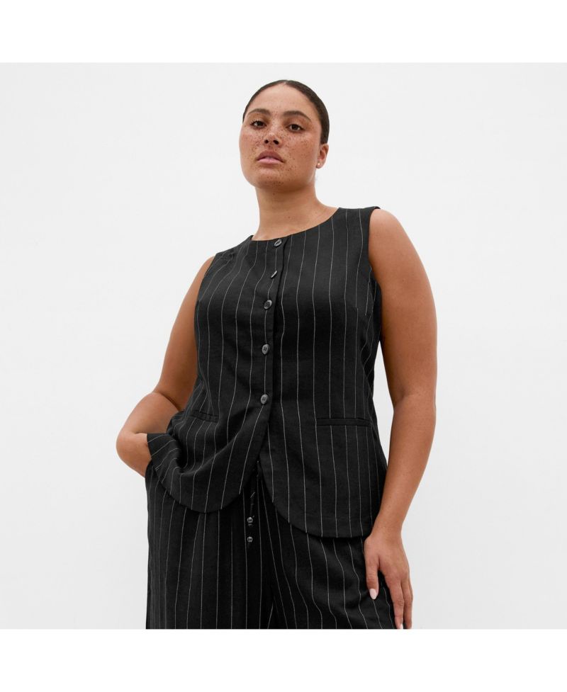 Women's Plus Size Kelly Stripe Vest