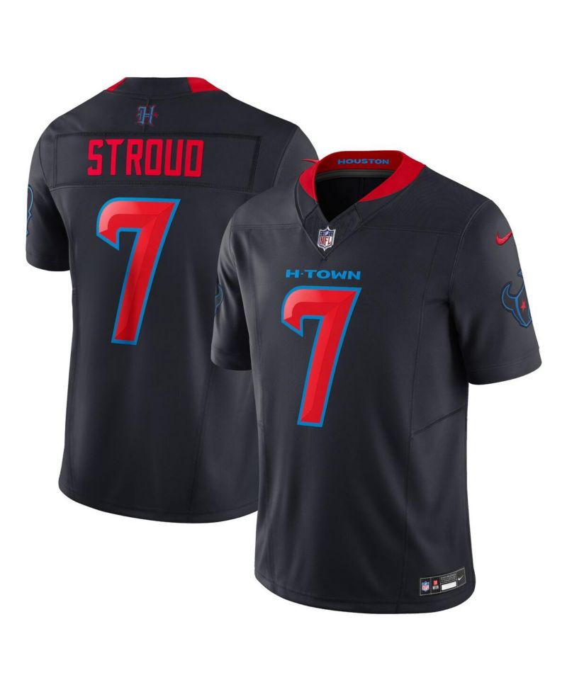 Men's C.J. Stroud Navy Houston Texans 2nd Alternate Vapor F.U.S.E. Limited Jersey