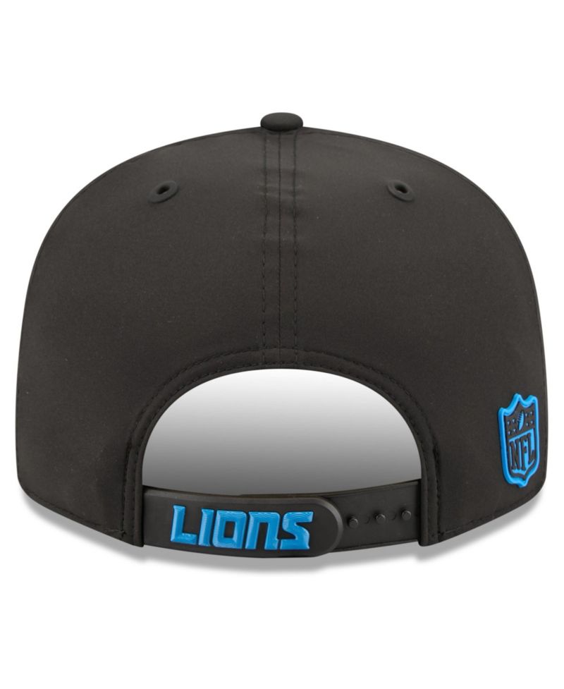 Men's Black Detroit Lions 2026 Sideline 9FIFTY Snapback Hat