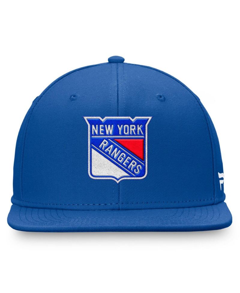 Men's Royal New York Rangers Core Primary Logo Fitted Hat