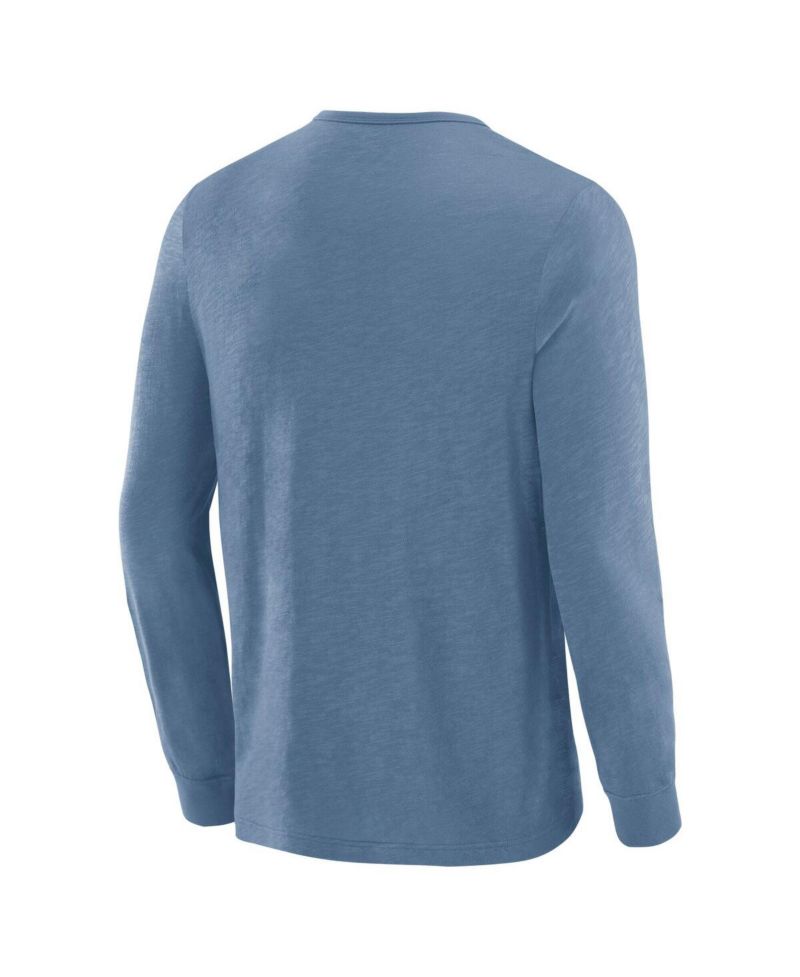 Men's Royal Detroit Lions In-The-Pocket Long Sleeve T-Shirt