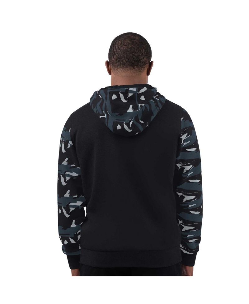 Men's Black Cincinnati Bengals Thursday Night Gridiron Full-Zip Hoodie