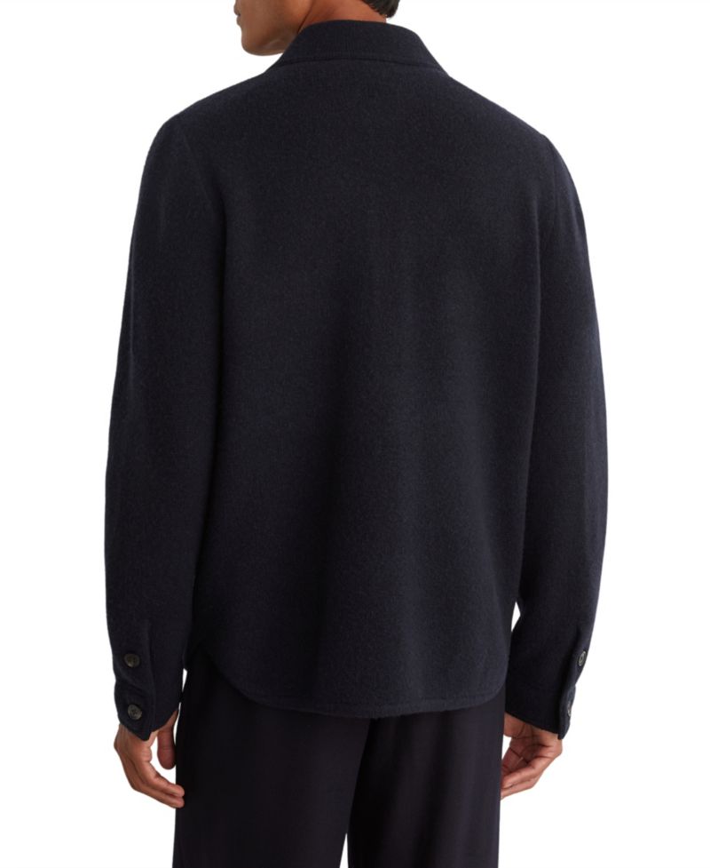 Men's Banstead Brushed-Wool Relaxed-Fit Overshirt