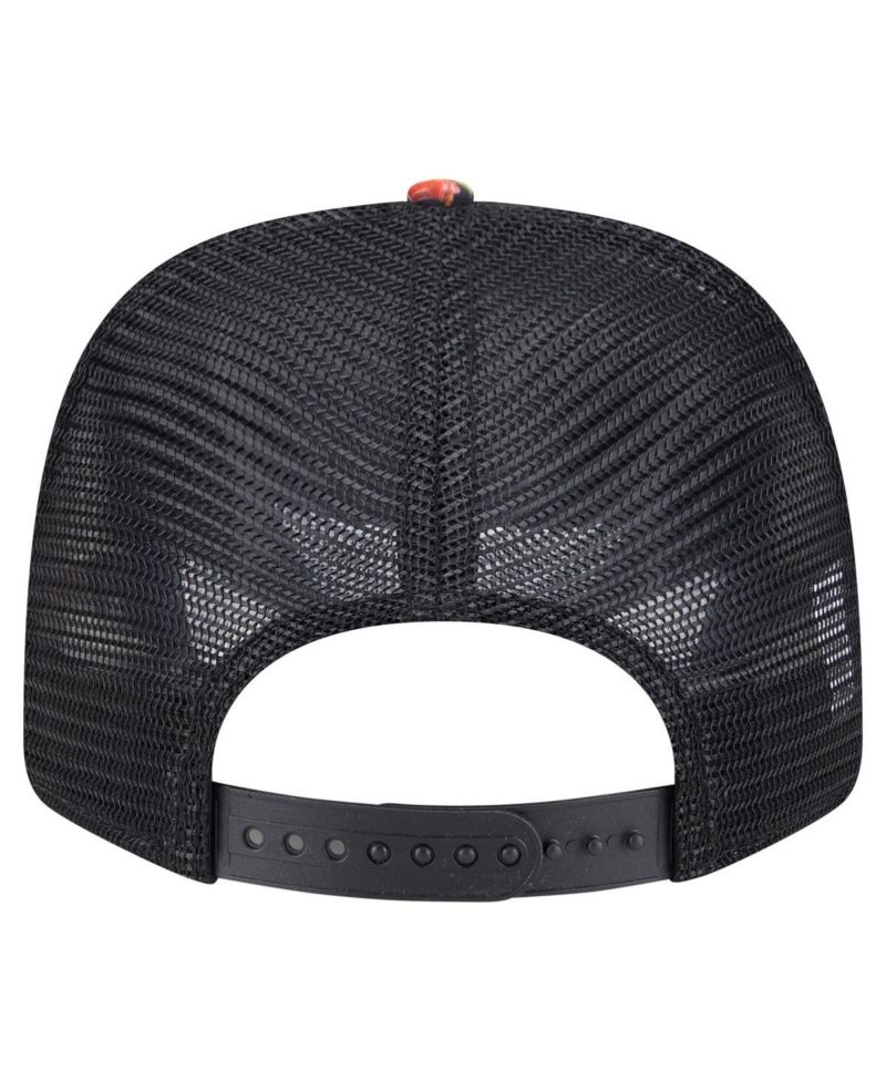 Men's Black San Francisco Giants Adventure Drinks Pattern 9SEVENTY Stretch-Snap Hat