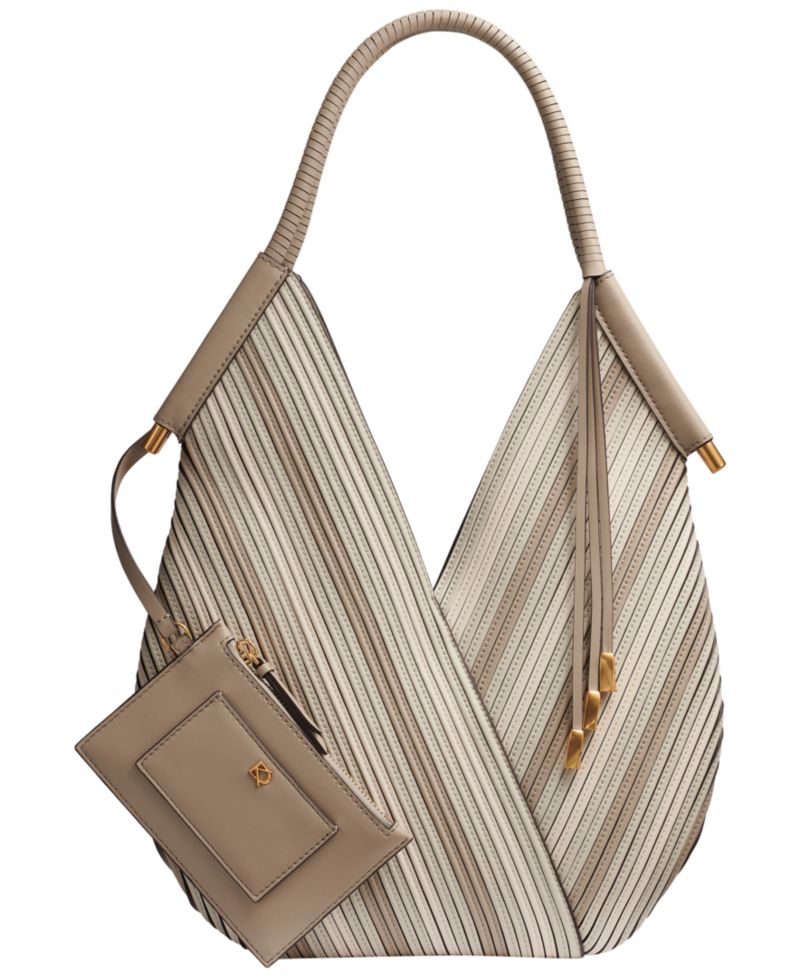 Baldwin Chevron Large Shoulder Bag