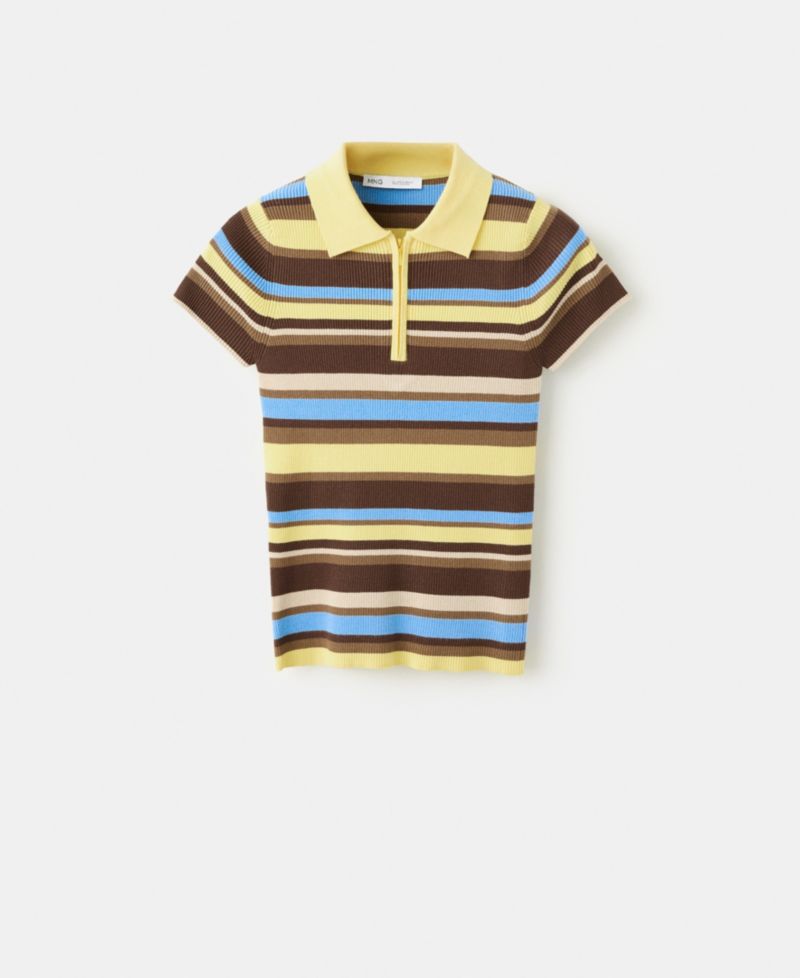 Women's Striped Rib Sweater