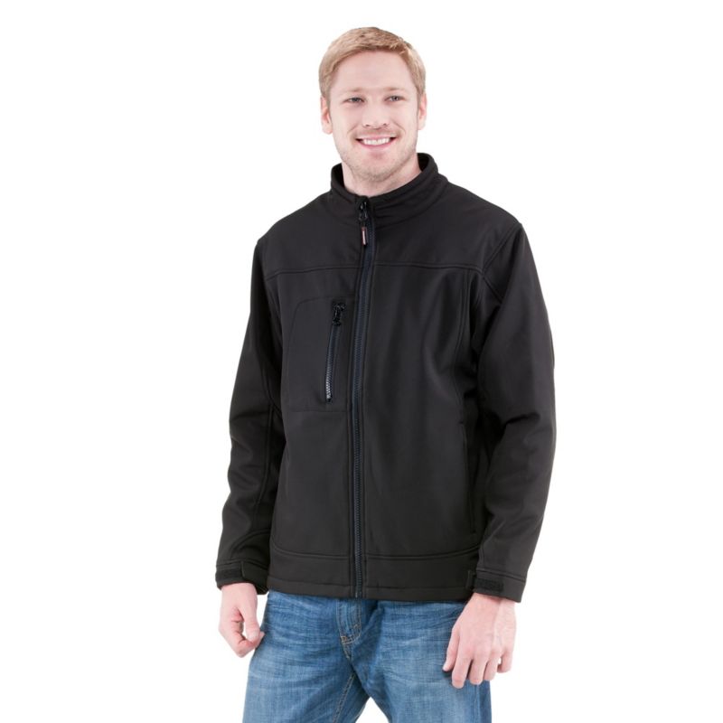 Big & Tall Warm Insulated Softshell Jacket with Soft Micro-Fleece Lining
