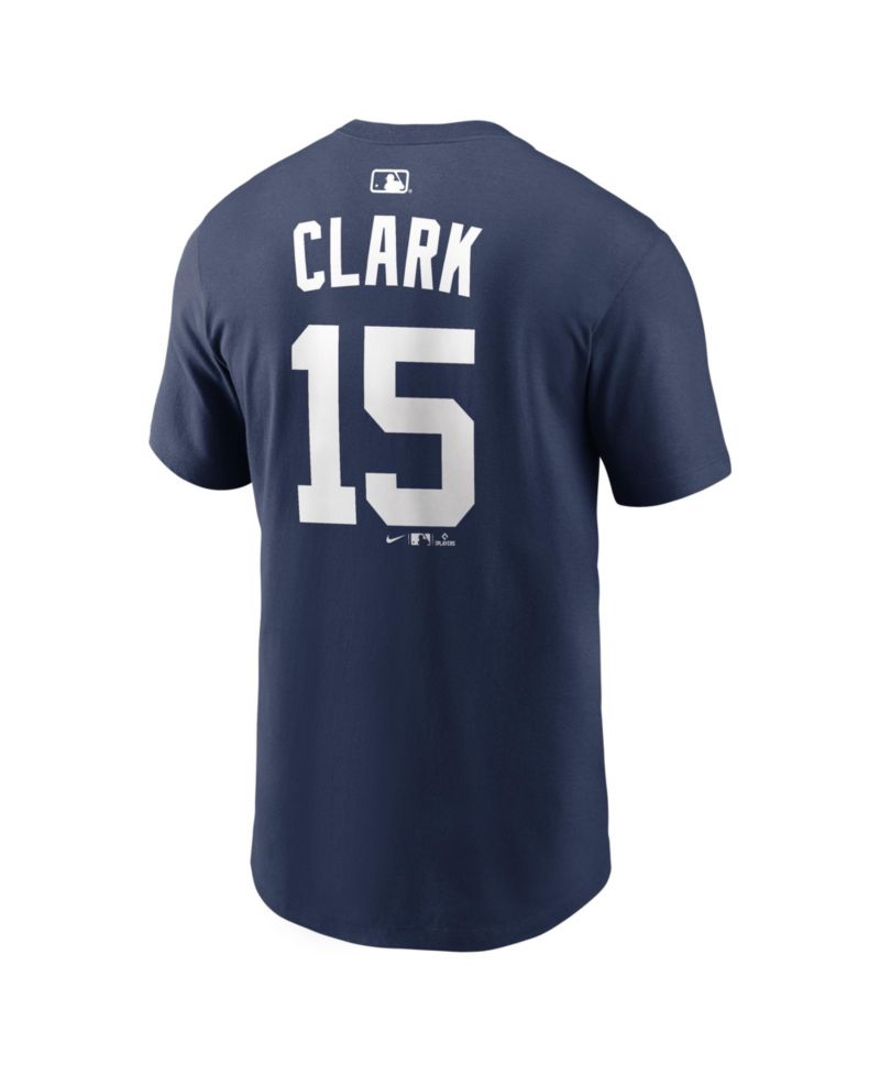 Men's Max Clark Navy Detroit Tigers Name & Number T-Shirt