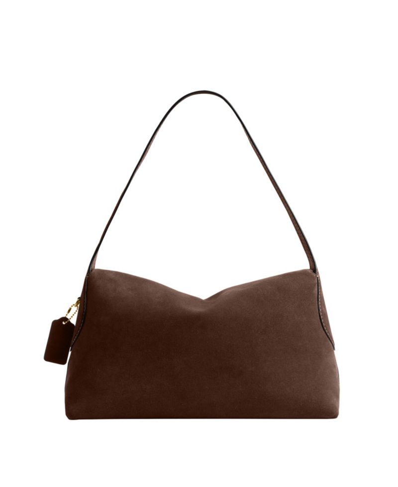 Chelsea Large Suede Shoulder Bag 36