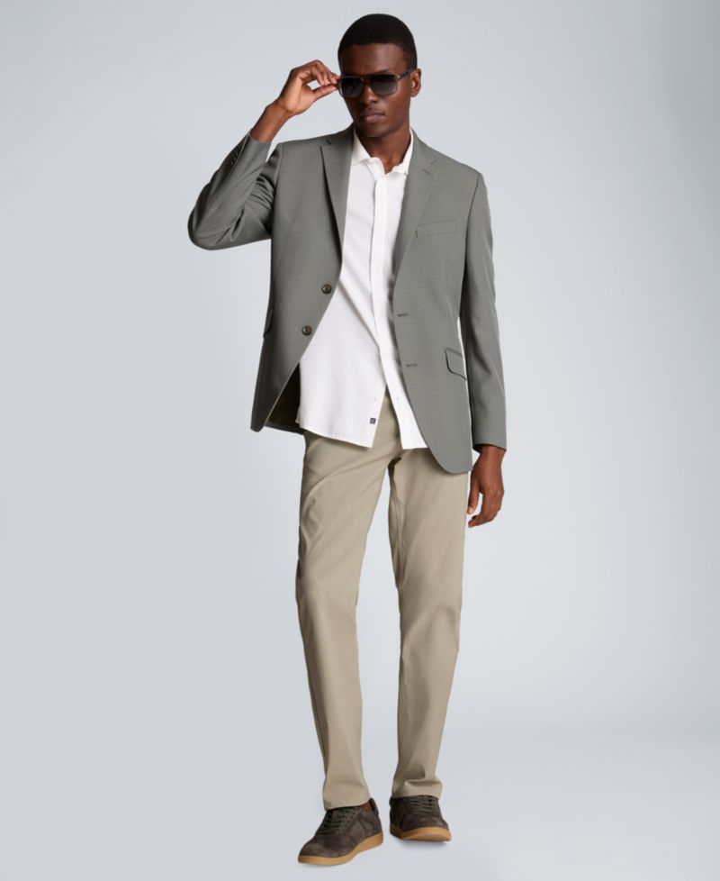 Men's Seersucker Point Collar Shirt