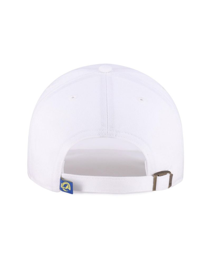 Men's '47 White Los Angeles Rams Clean Up Adjustable Hat