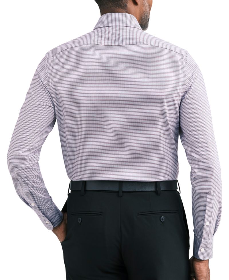 Men's Stretch Twill Slim-Fit Dress Shirt