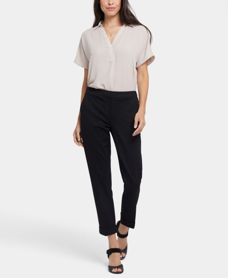 Petite Cassidy Ankle Pull-On Trouser Pants