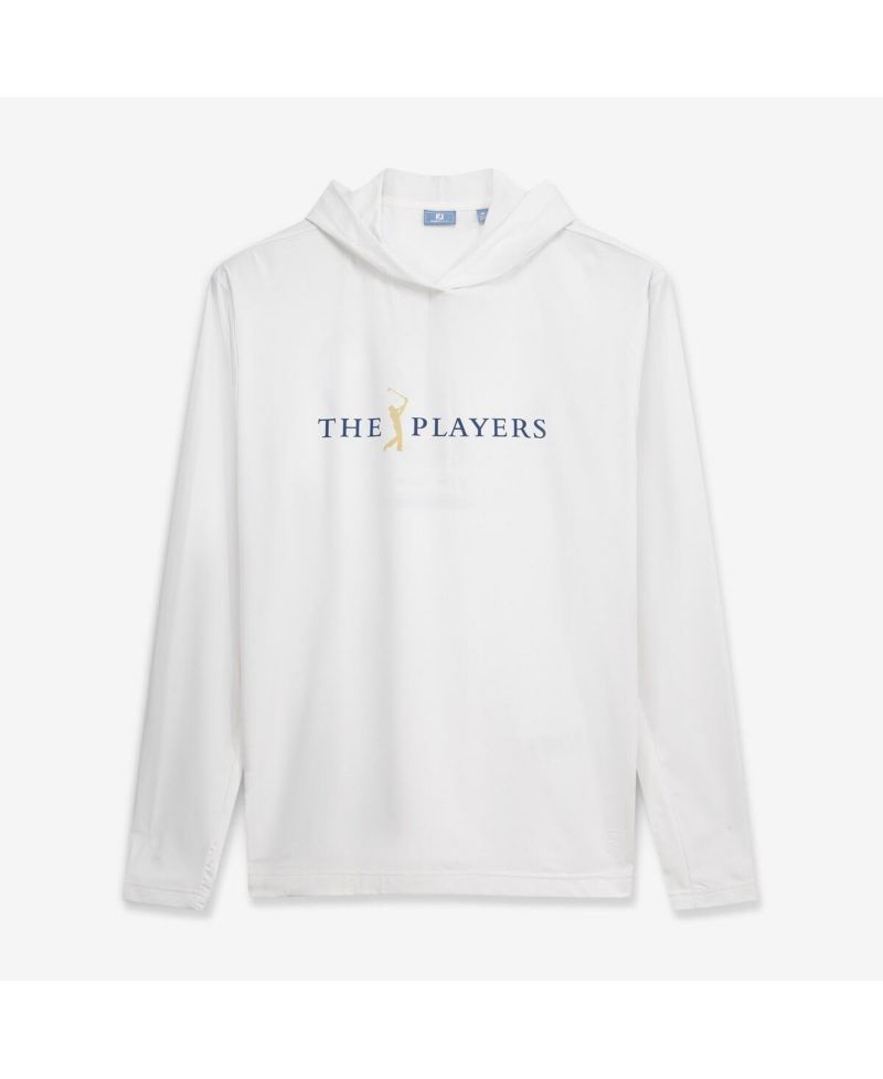 Men's White THE PLAYERS Island Green Patch TempoSeries Lightweight Sun Hoodie