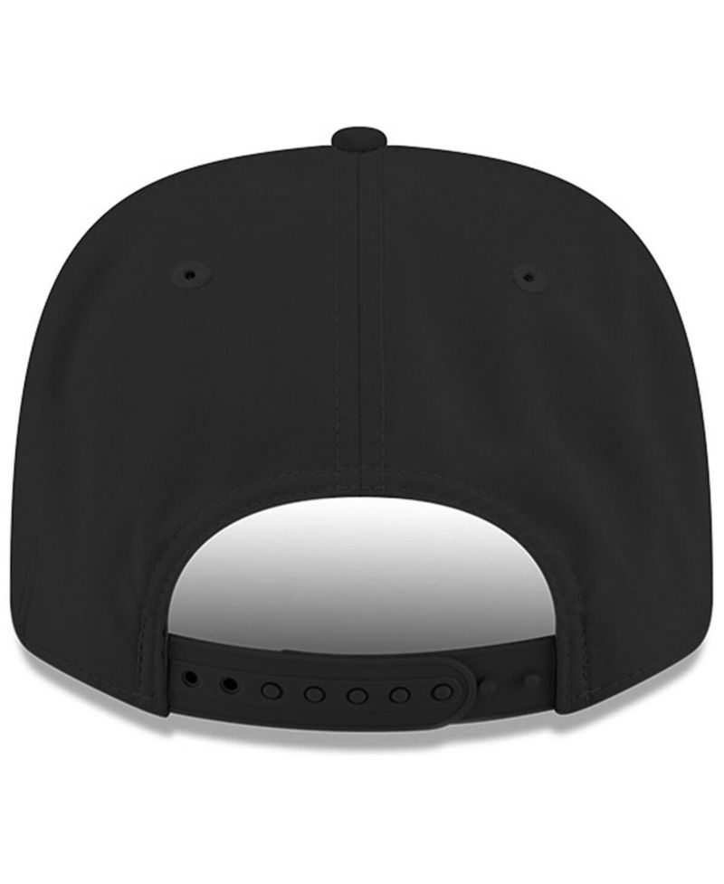 Men's Black/Yellow 23XI Racing 9FIFTY Snapback Hat