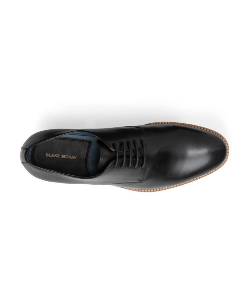 Men's Damon Dress Casual Lace-Up Plain Toe Derby Leather Shoes