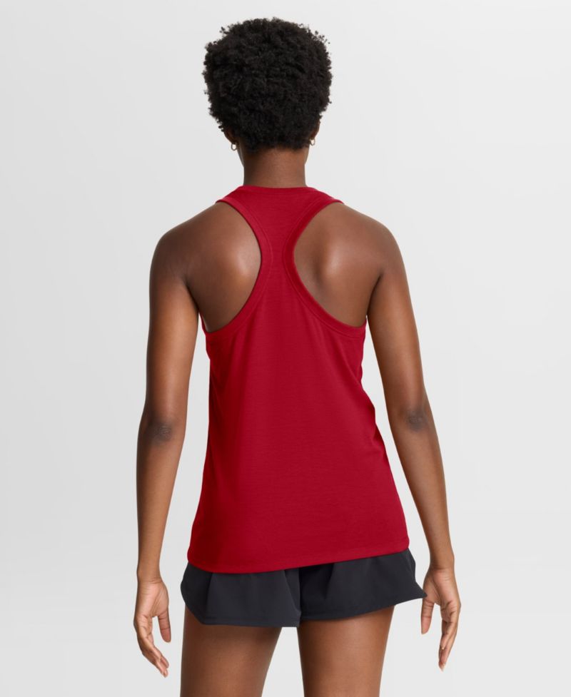 Women's Scarlet San Francisco 49ers Hurry Up Tri-Blend Dri-FIT Tank Top