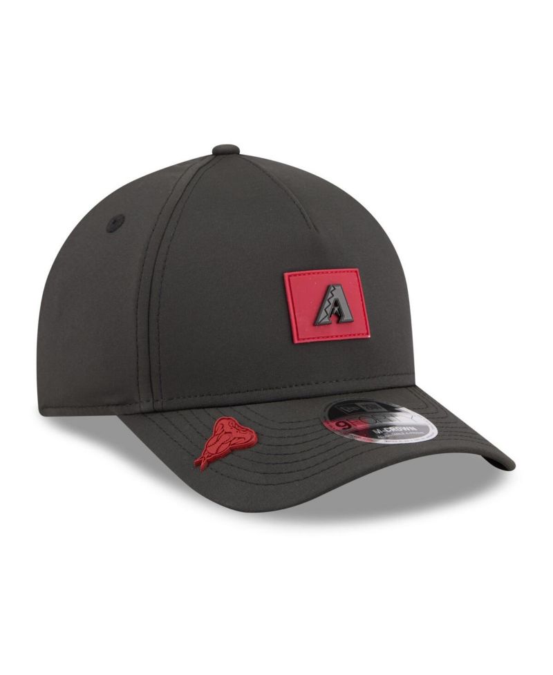 Men's Black Arizona Diamondbacks 2026 Clubhouse 9FORTY A-Frame Adjustable Hat