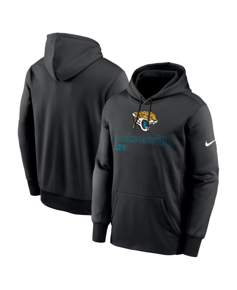 Men's Black Jacksonville Jaguars Performance Pullover Hoodie