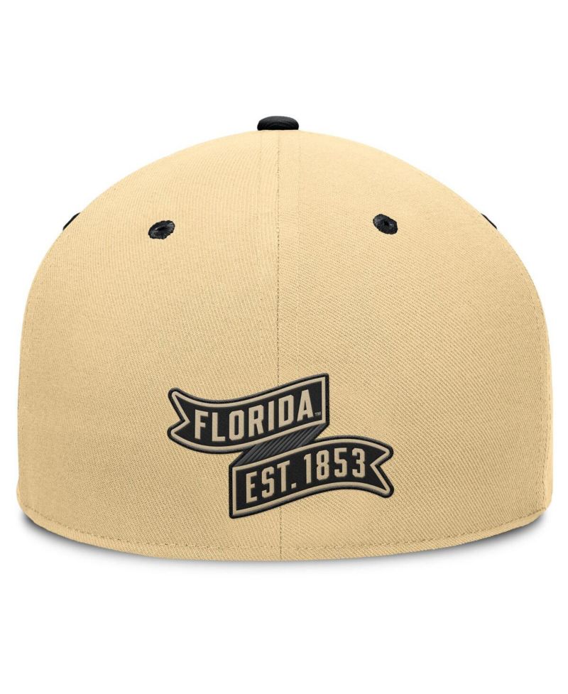 Men's Gold/Black Florida Gators Balance Fitted Hat